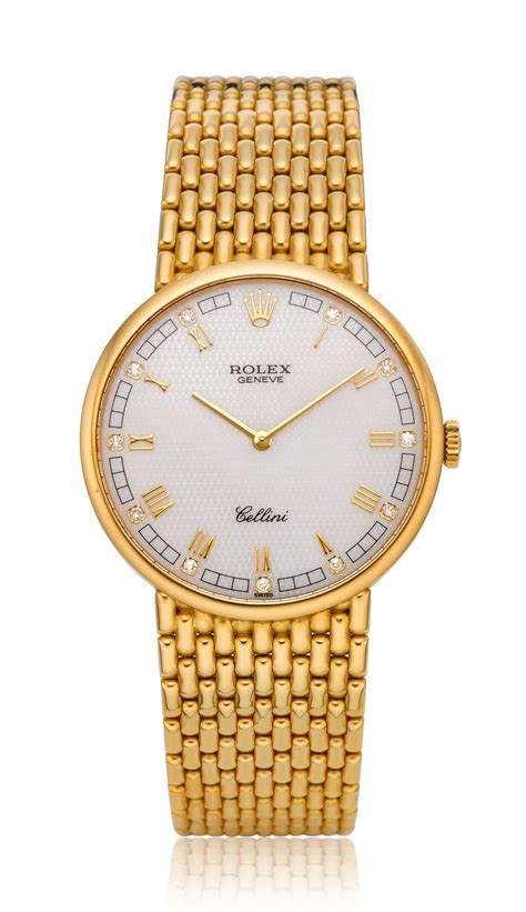 rolex cellini 18k